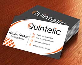 Business Card Design For Quintelic Company