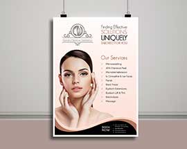 Leaflet Design for Beauty Company