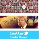 unique Twitter Header Design